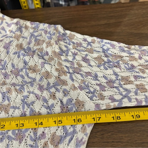 Zara Floral Patterned Women's Top S - Picture 9 of 11